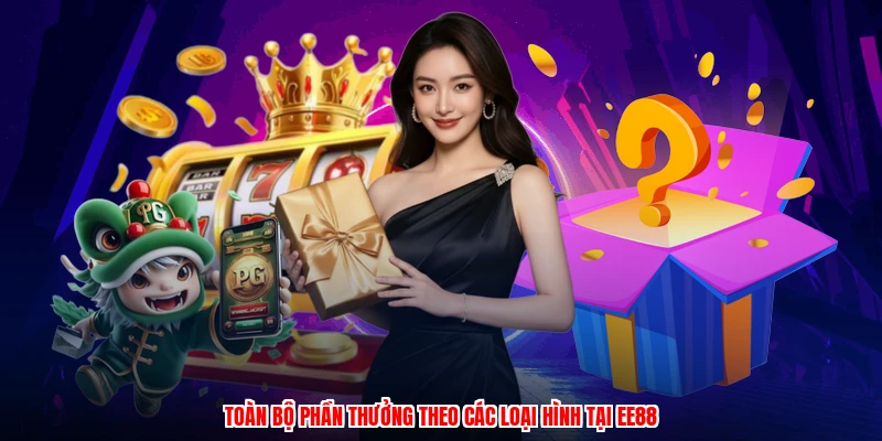 Toàn bộ phần thưởng theo các loại hình tại EE88